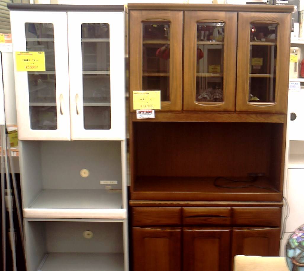 中古 家具 食器棚入荷！！リサイクルショップ 川崎・横浜・高津 [2009.10.31発行]｜リサイクルショップ トレジャーファクトリー川崎野川店