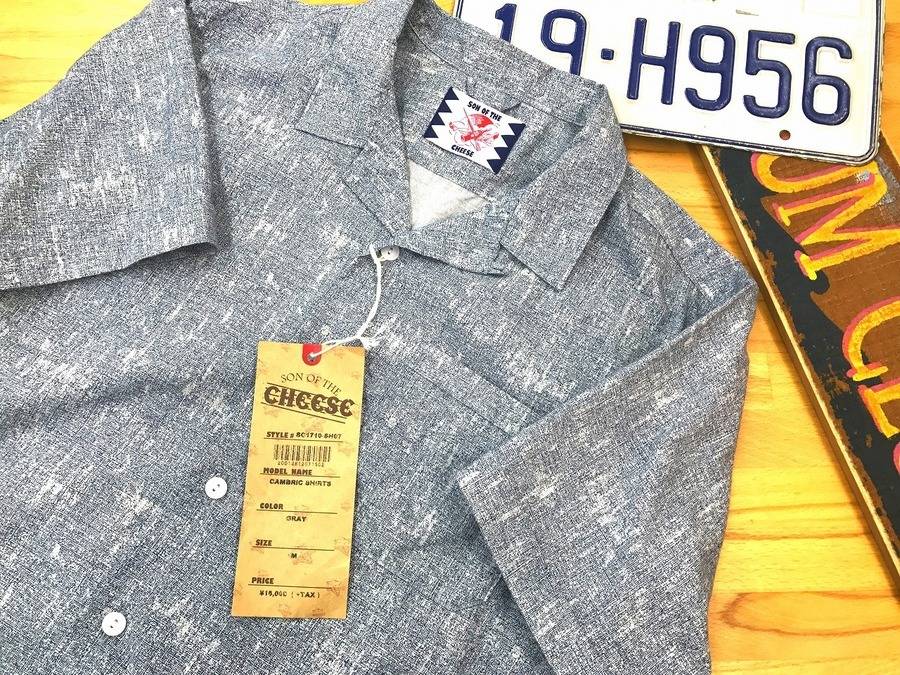 未使用品！SON OF THE CHEESE（サノバチーズ）のオープンカラーシャツ