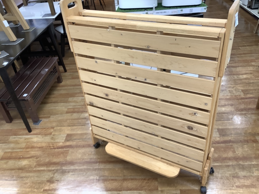 未使用 中居木工 すのこベット 付属品揃い 中居木工 ベンチベッド 2台連結可能 単品 日本製 すのこベッド