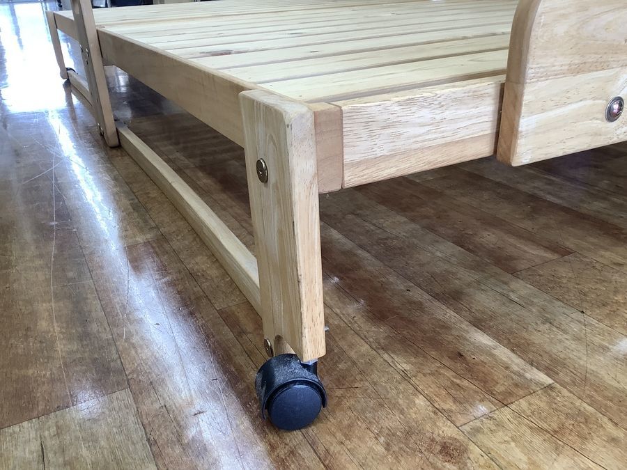 中居木工(なかいもっこう）折り畳みすのこベッド買取入荷いたしました