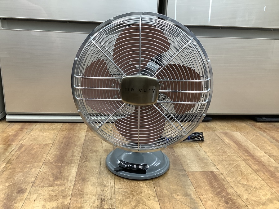 美品】mercury 12インチ メタル デスク ファン レトロ