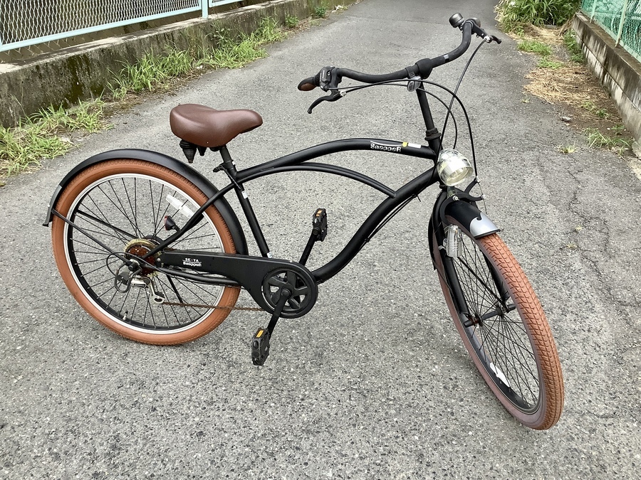 Tracer Cheetah Vintage Stretch Beach Cruiser Bike