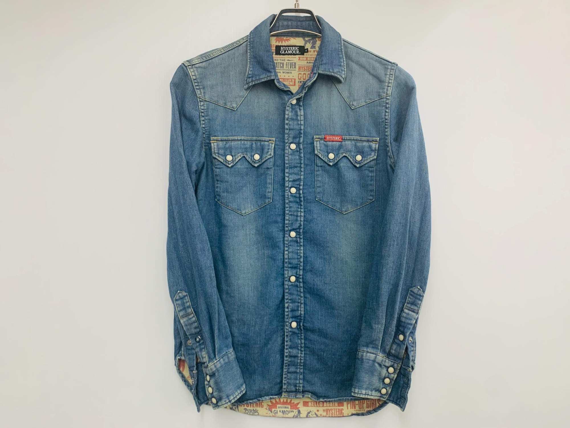 HYSTERIC GLAMOURデニム シャツ セット売り Hysteric Glamour(ヒステリックグラマー) デニムシャツ0213AH06