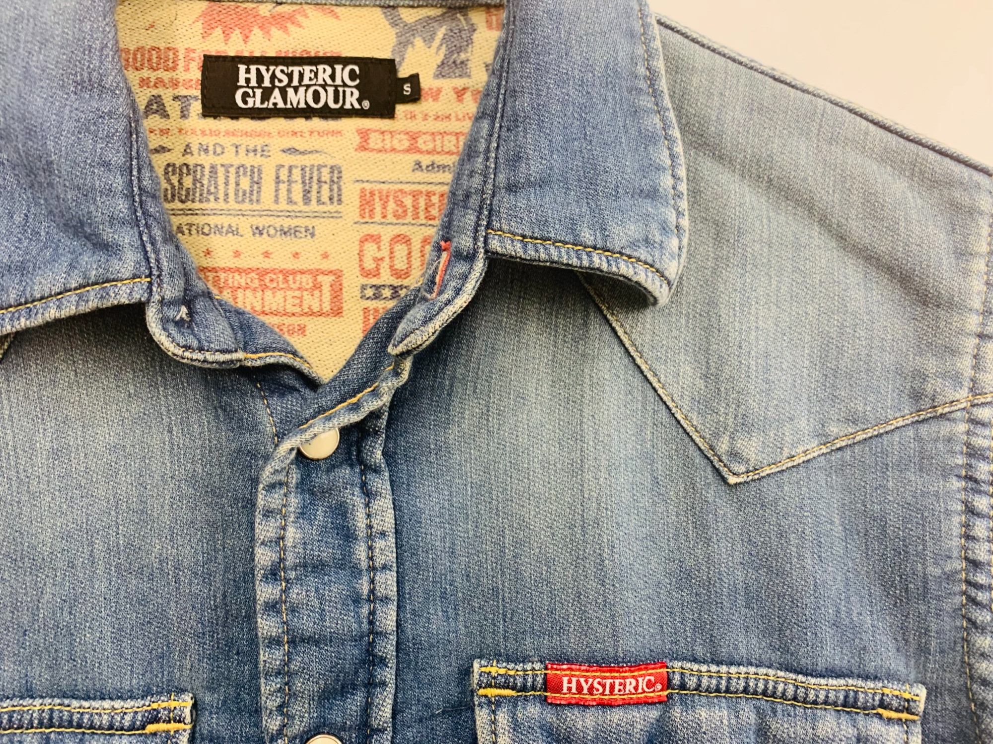 HYSTERIC GLAMOURデニム シャツ セット売り Hysteric Glamour(ヒステリックグラマー)のデニムシャツが買取