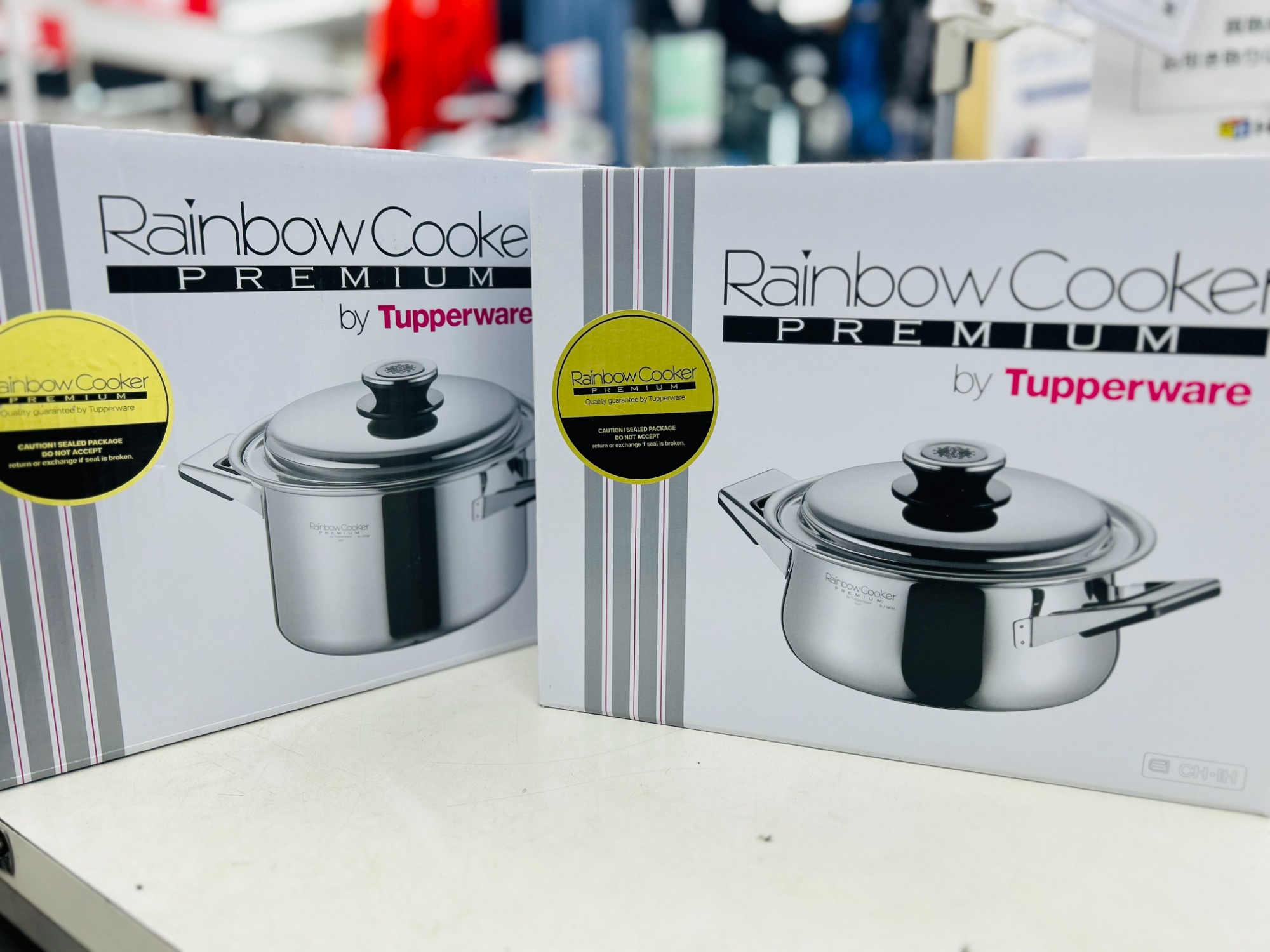 タッパーウェア レインボークッカー 21cm胴鍋 未使用　未開封 未開封品 中古 Rainbow Cooker by Tupperware 21 未使用】タッパー