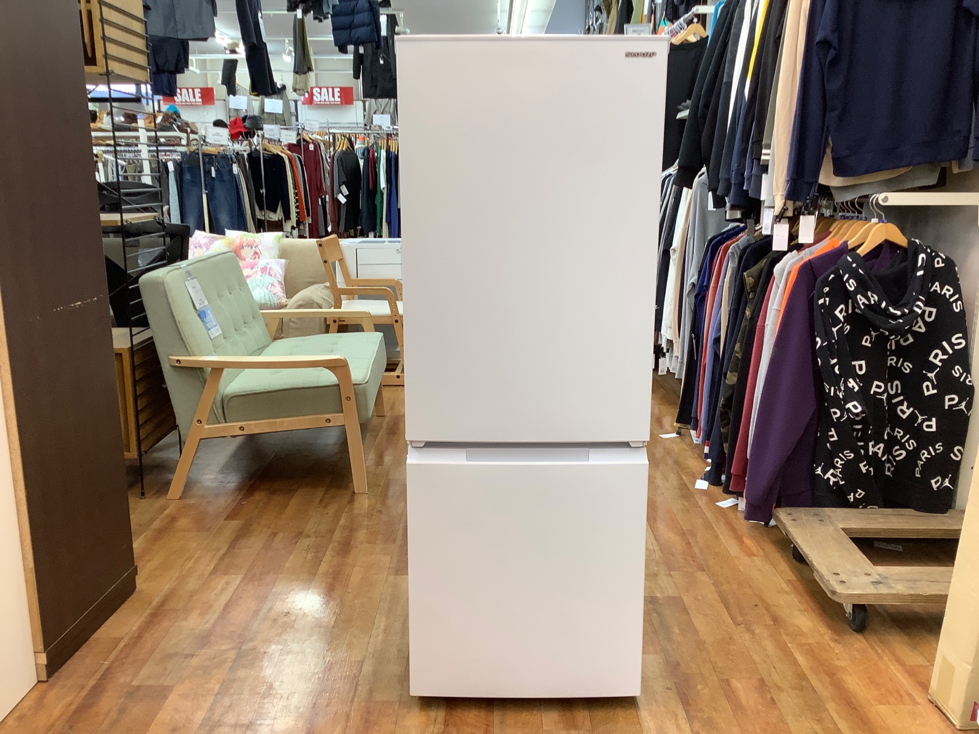 SHARP(シャープ) 2ドア冷蔵庫 SJ-D18J-Wをご紹介いたします!｜2024年06