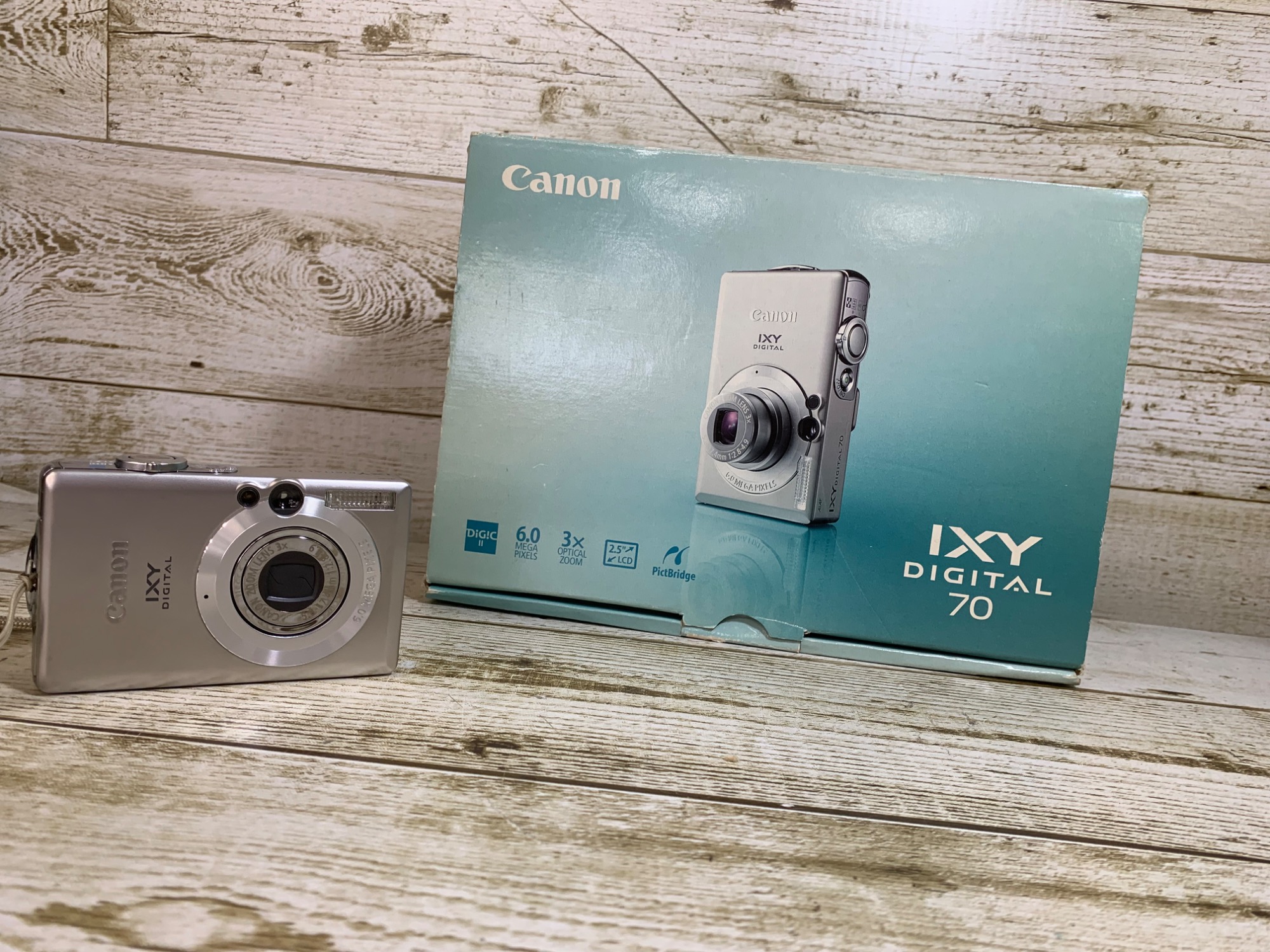 Canon（キャノン）コンパクトデジタルカメラIXY_DIGITAL70を買取入荷