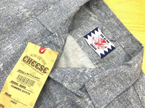未使用品！SON OF THE CHEESE（サノバチーズ）のオープンカラーシャツ