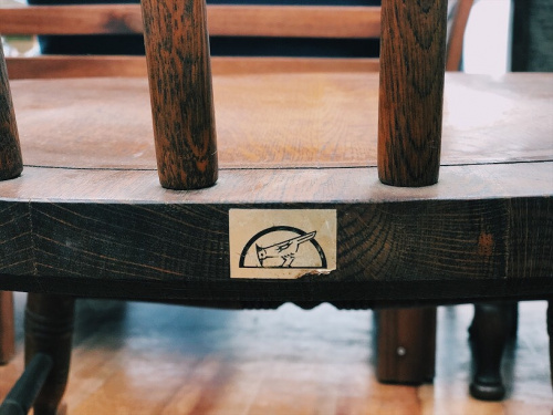 イス　中古　買取のロッキングチェアー　中古　飛騨産業