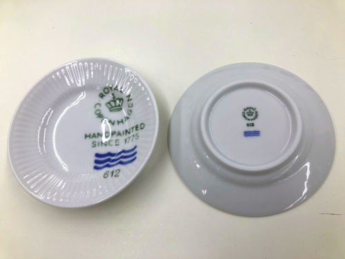 川崎　中古　食器　洋食器　のROYAL COPENHAGEN　ロイヤルコペンハーゲン　ホワイトフルーテッド　10周年