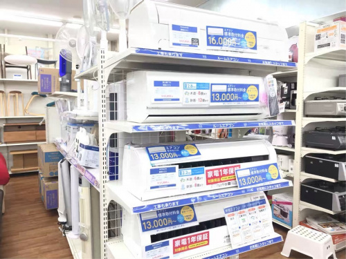 エアコンの扇風機