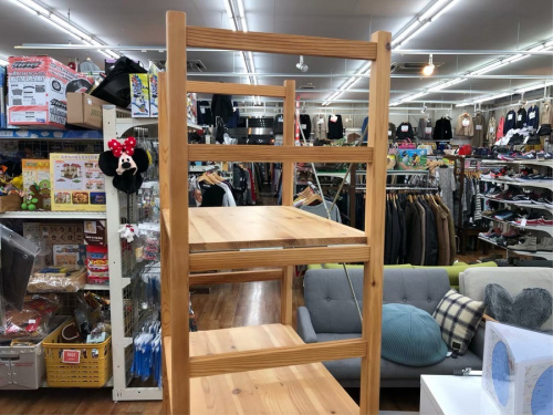 オープンラックの無印良品