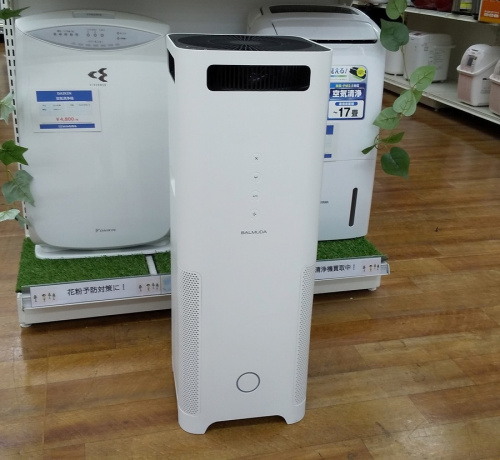 生活家電の空気清浄機