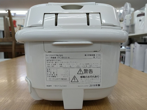 【トレファク神戸新長田】IRIS OHYAMAの炊飯器2018年製です!！【取りに来れる方限定】 2018年製 IRIS OHYAMA（アイリスオーヤマ）の炊飯ジャー買取入荷しま