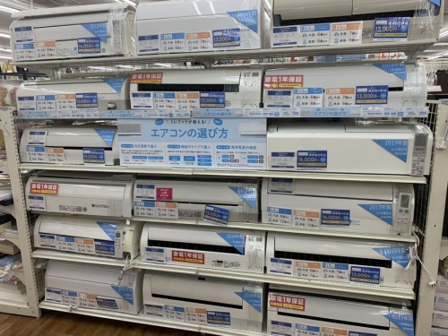 季節家電のエアコン