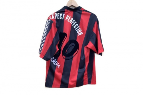 ツイストストライプフットボールロゴゲーム長袖カットソのMARTIN ROSE