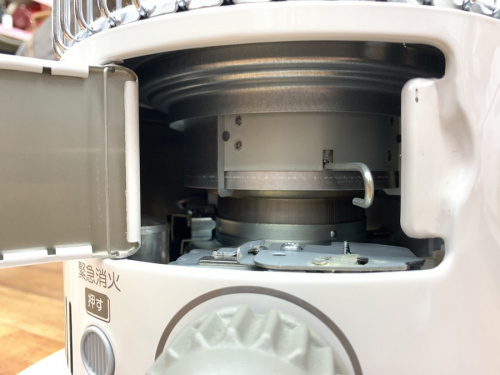 開放式石油ストーブのトヨトミ