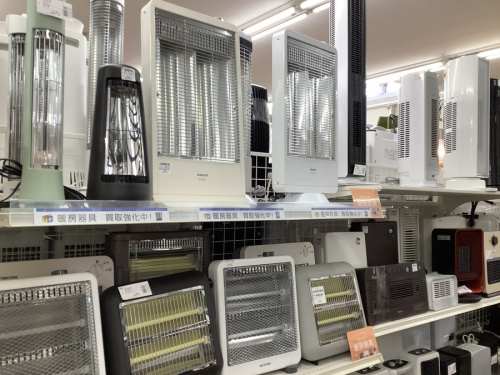 ヒーターの暖房器具強化買取