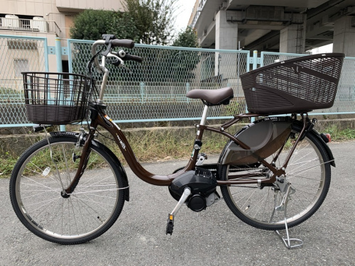 自転車の電動アシスト自転車