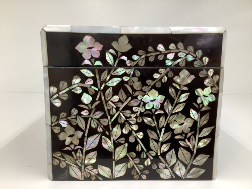 螺鈿茶箱 蝶番緩み有 本体のみのトレファク 川崎野川 中古 買取