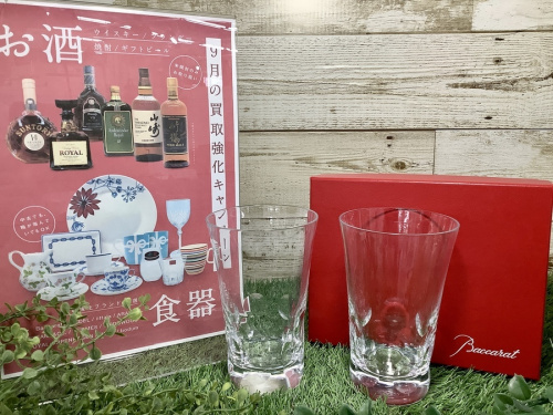 テーブルウェアのガラス