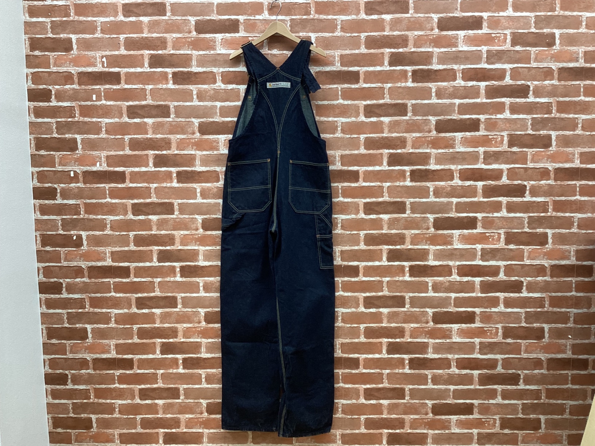 100周年仕様］デニムオーバーオール：CarHartt：メンズ：インディゴ