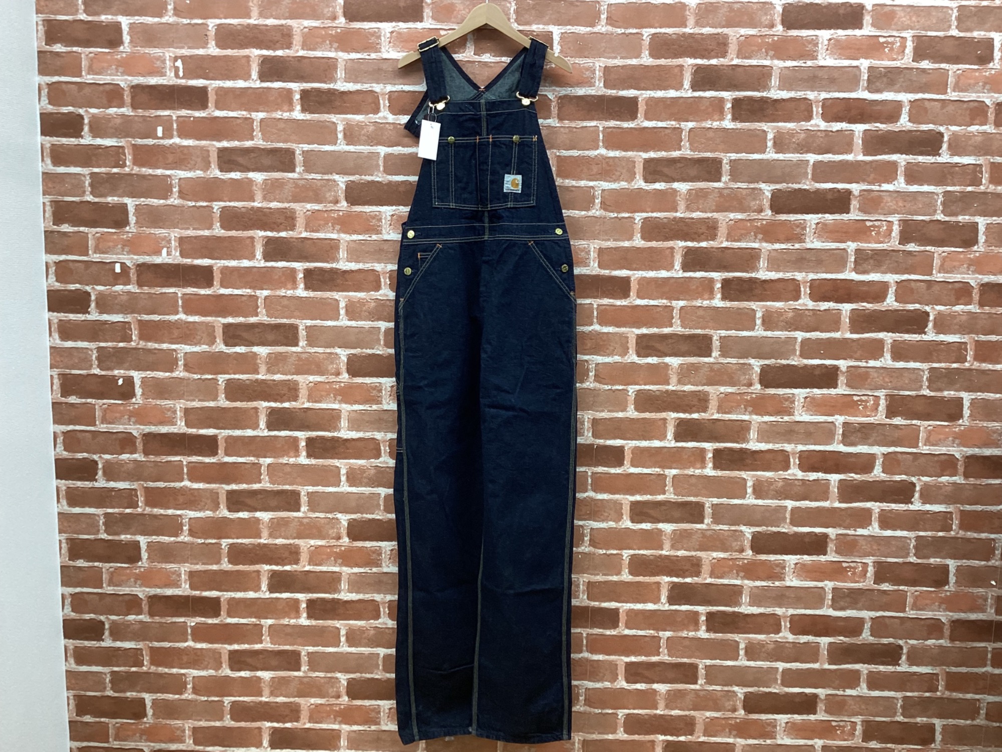 100周年仕様］デニムオーバーオール：CarHartt：メンズ：インディゴ