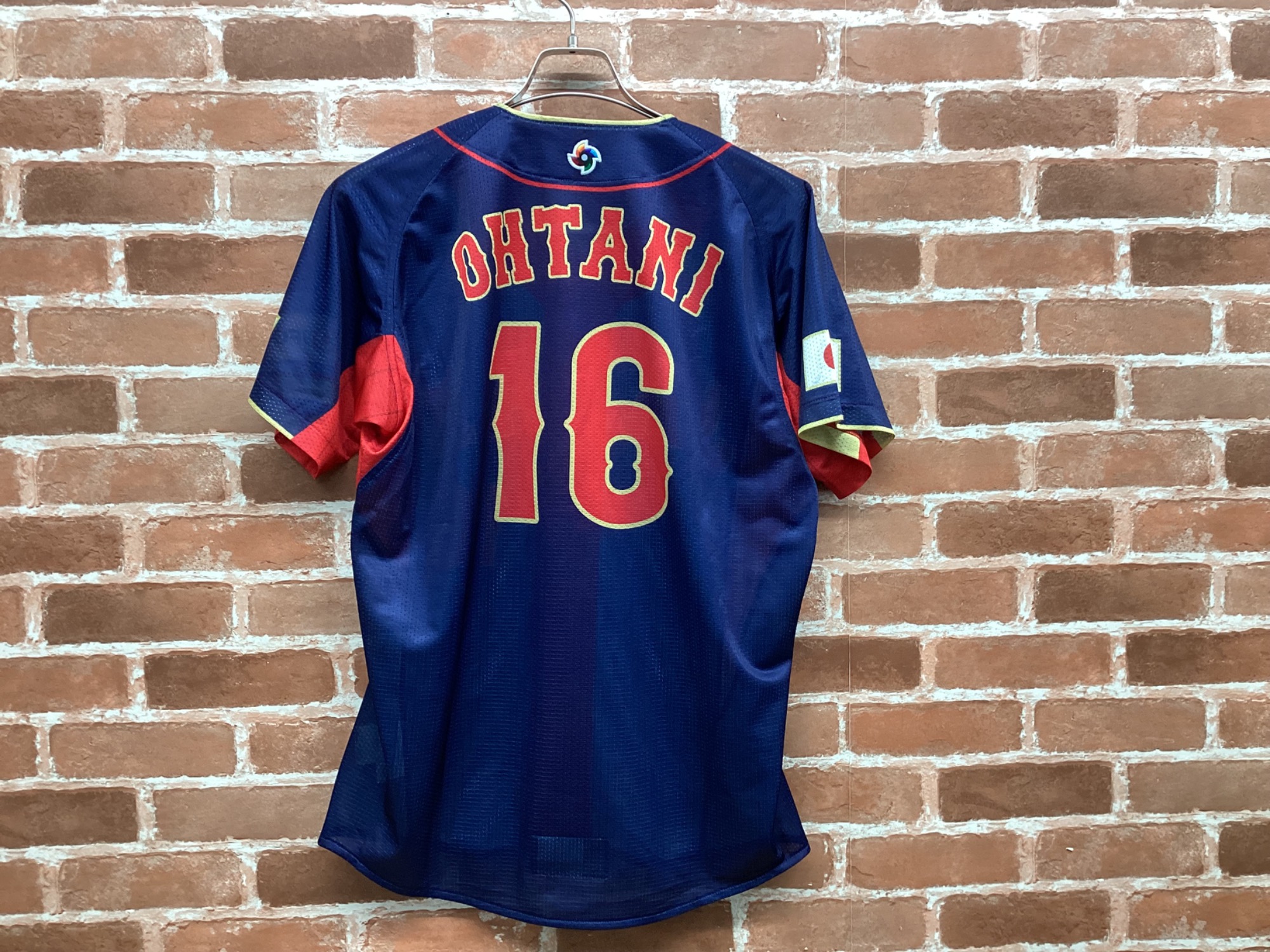 MIZUNO (ミズノ) 侍JAPAN 大谷翔平 ﾚﾌﾟﾘｶﾕﾆﾌｫｰﾑ ネイビー サイズ:M