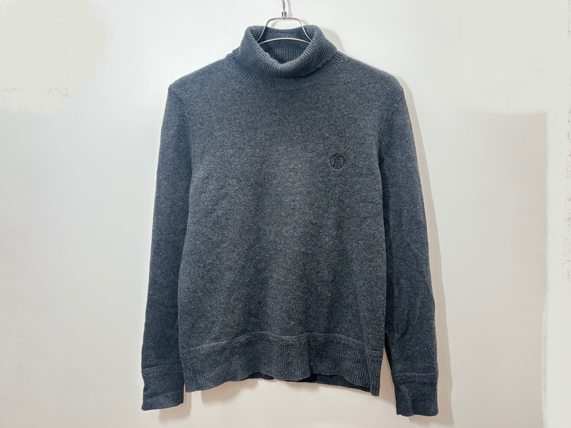 Burberry ノースリブ　タートルネックニット コットンシルク ノースリーブタートルニット（ニット