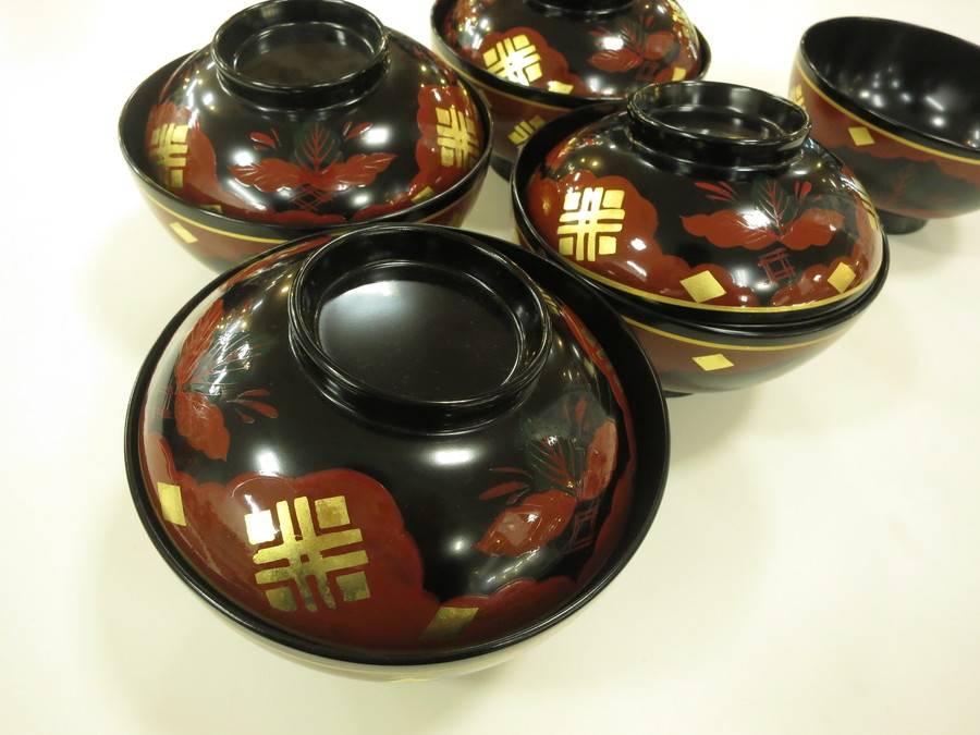 天然漆器 秀衡塗汁物椀ｾｯﾄを買取入荷しました！ 【中央林間店】｜2015