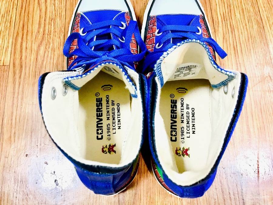 CONVERSE スーパーマリオコラボスニーカー各種入荷しました