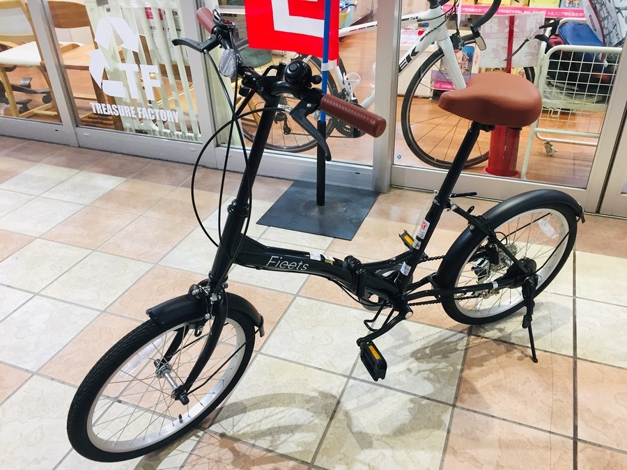 コンパクトに収納も可能♪池商の折りたたみ自転車が入荷しました