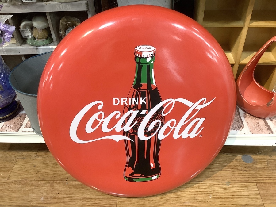 コカ・コーラ　ブリキ看板　2個 Penny Japan(ペニージャパン)のコカ・コーラ ブリキ看板が入荷しました
