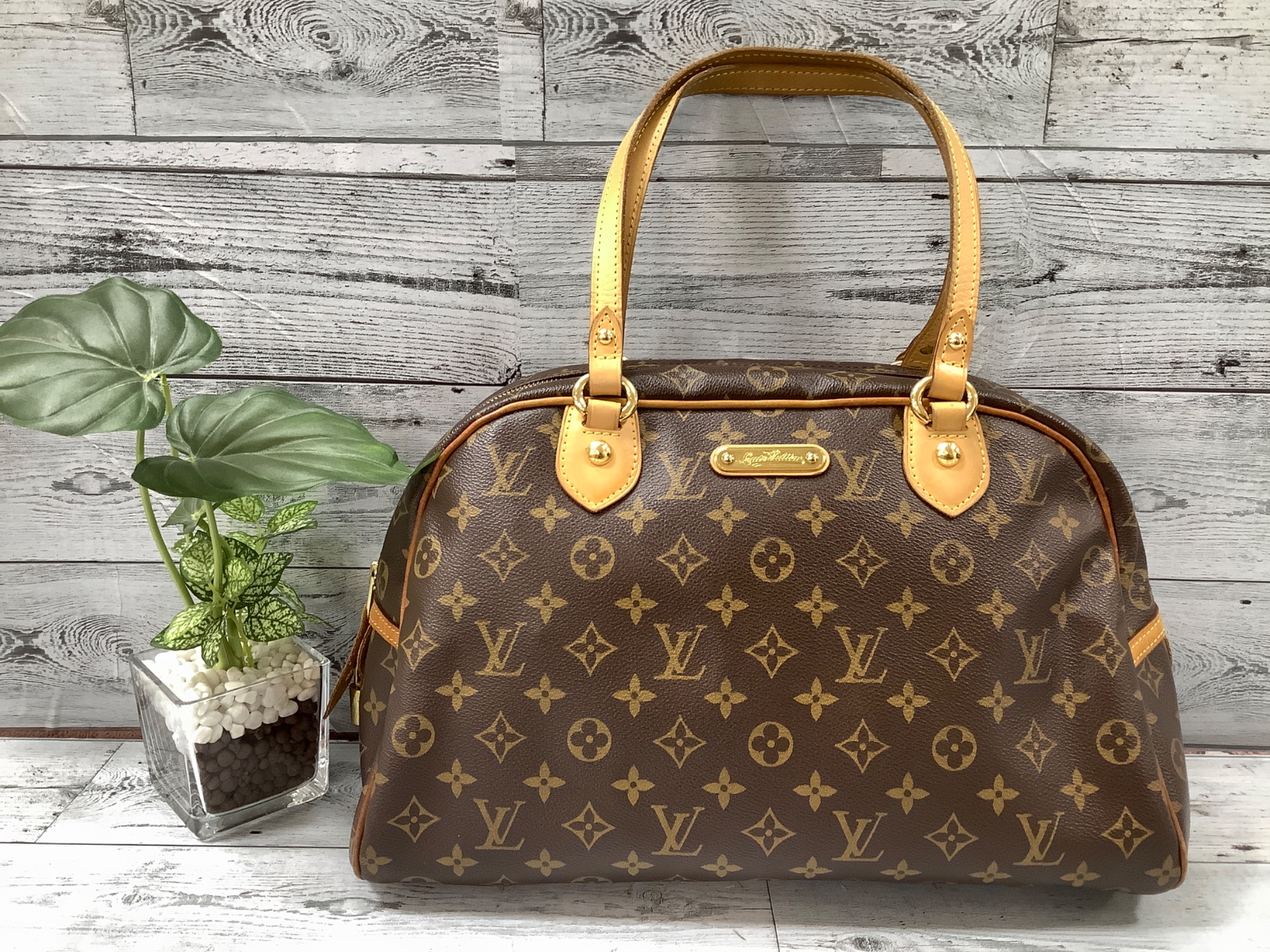ルイヴィトン　モノグラム　モントルグイユ GM ボストンバッグ　ハンドバッグ Louis Vuitton（ルイ・ヴィトン）の モントルグイユPM ボストン型