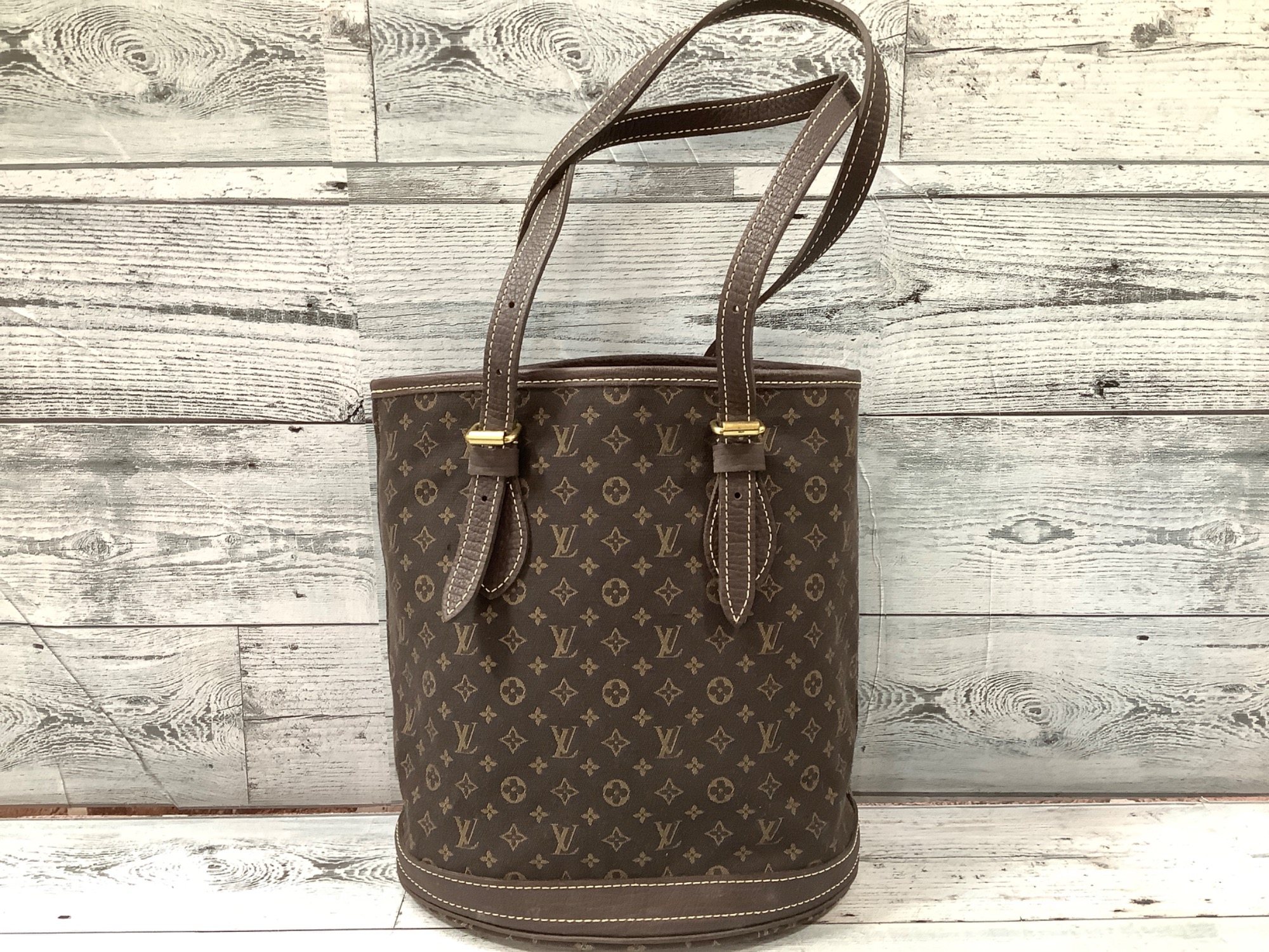 LOUIS VUITTON】ルイ・ヴィトン モノグラム・ミニラン バケットPM