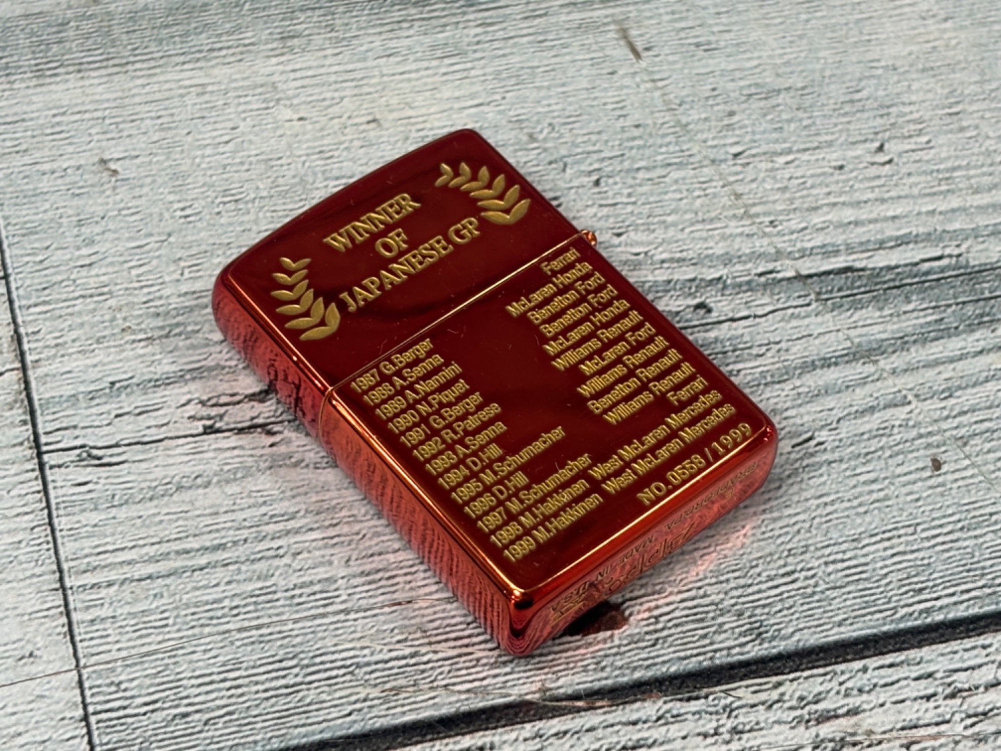 鈴鹿サーキット F1 GRAND PRIX 1999年製のZIPPO が入荷いたしました