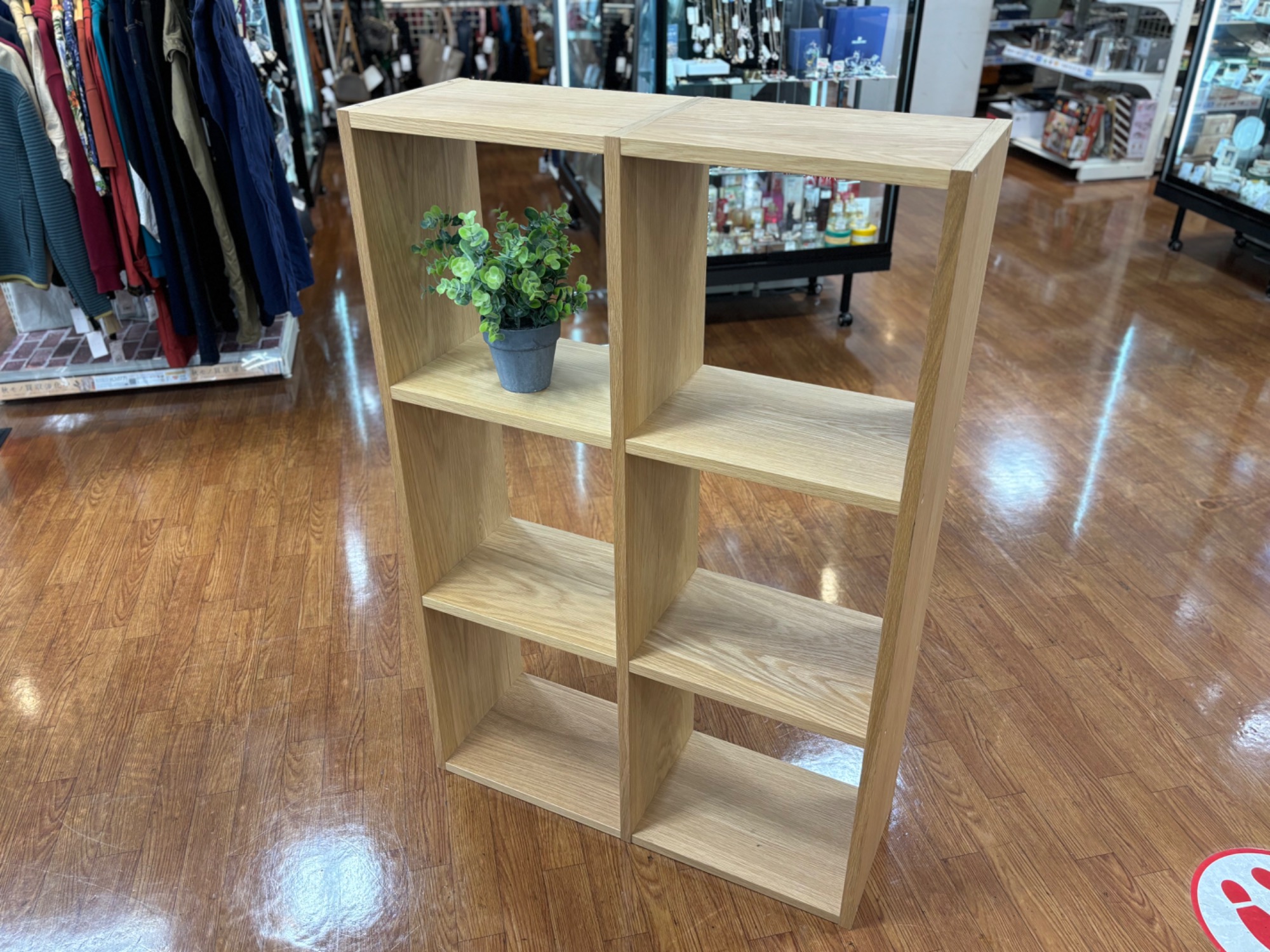 無印良品のオーク材・スタッキングシェルフ 2×3 が入荷いたしました