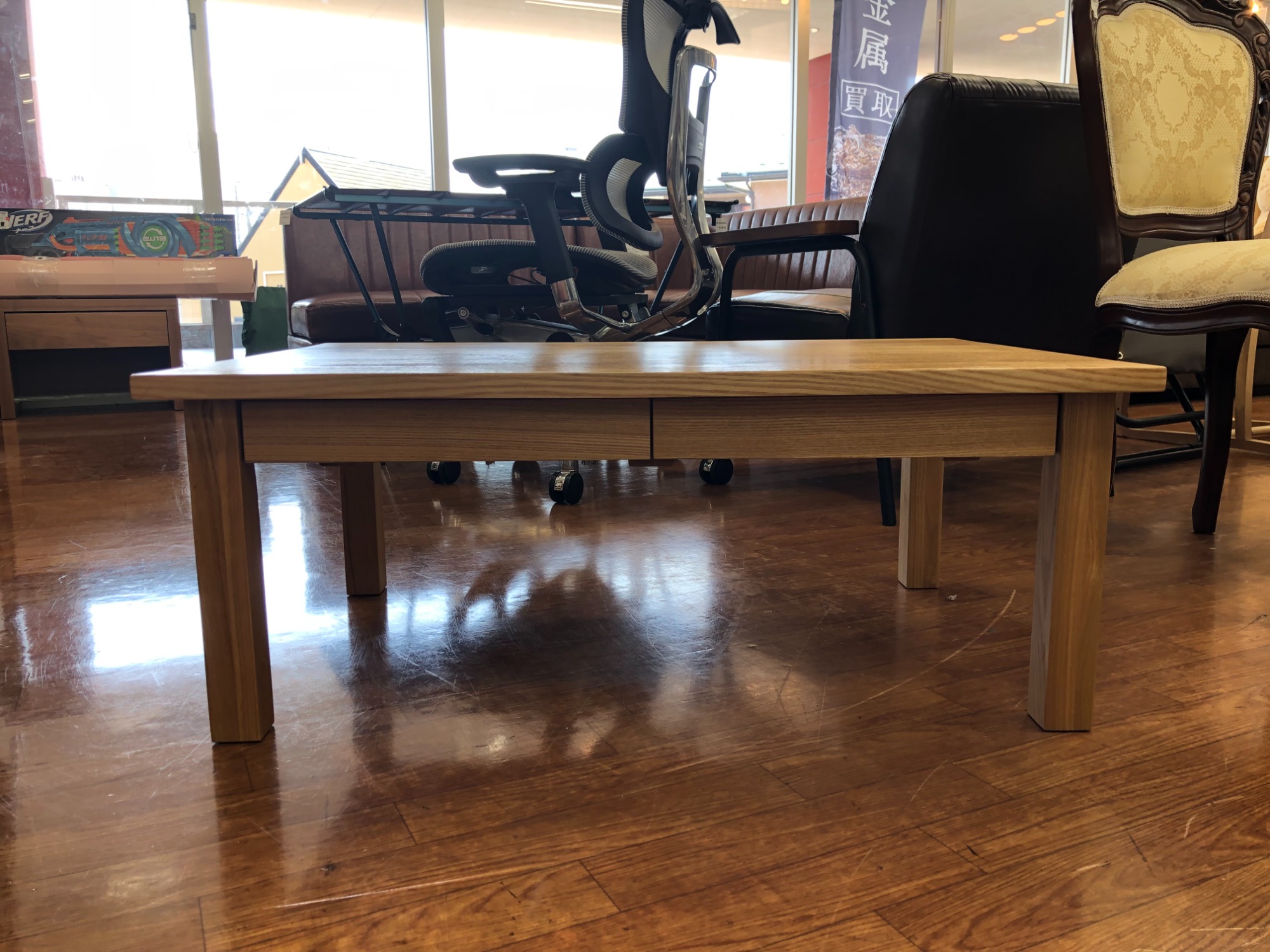 トレファク高槻店】取りに来れる方限定！【無印良品】タモ材のロー