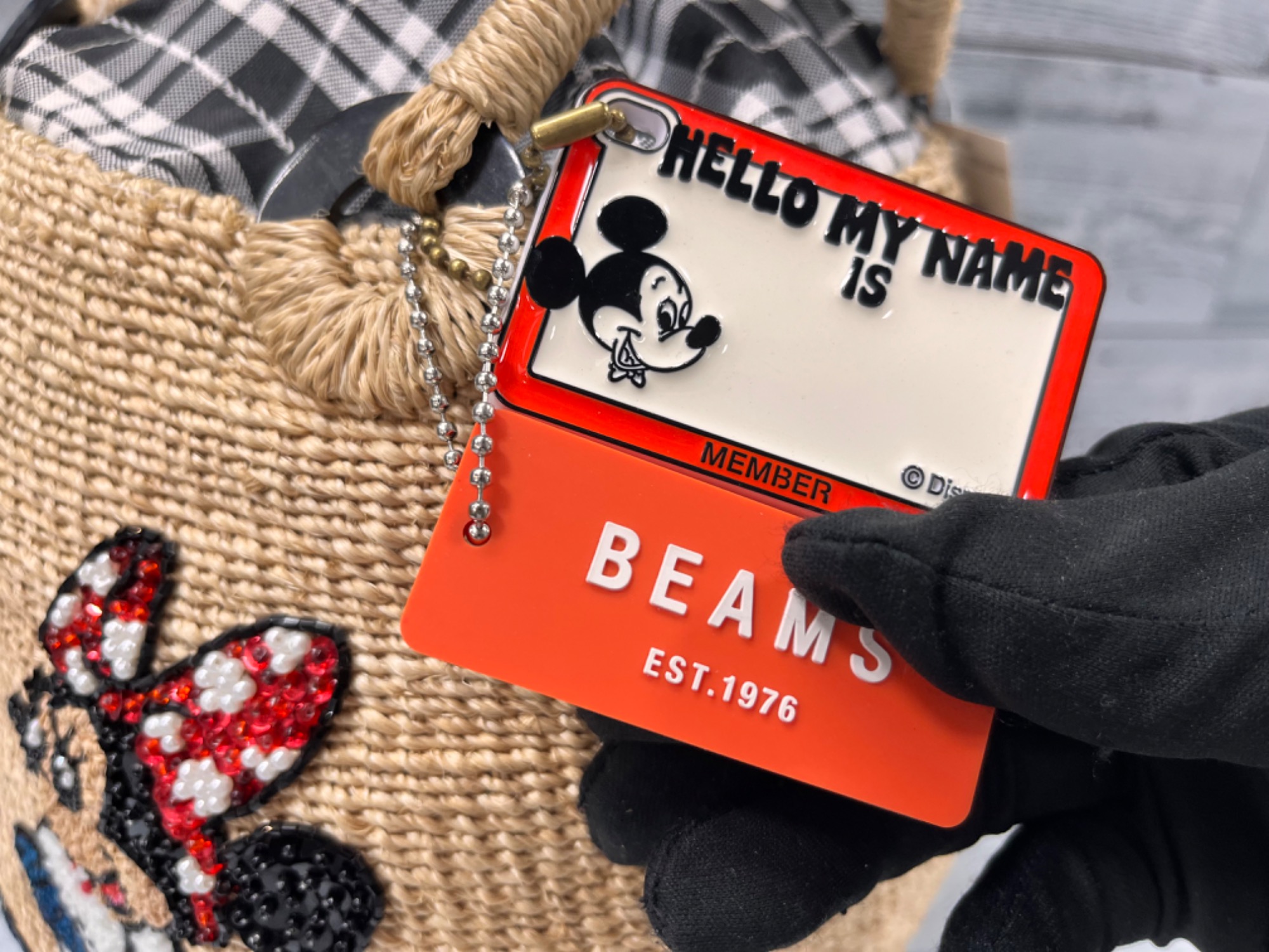BEAMS×Disney (ビームス×ディズニー) の カゴバック 13-61-0338 BEAMS×Disney (ビームス×ディズニー) の カゴバック 13-61-0338