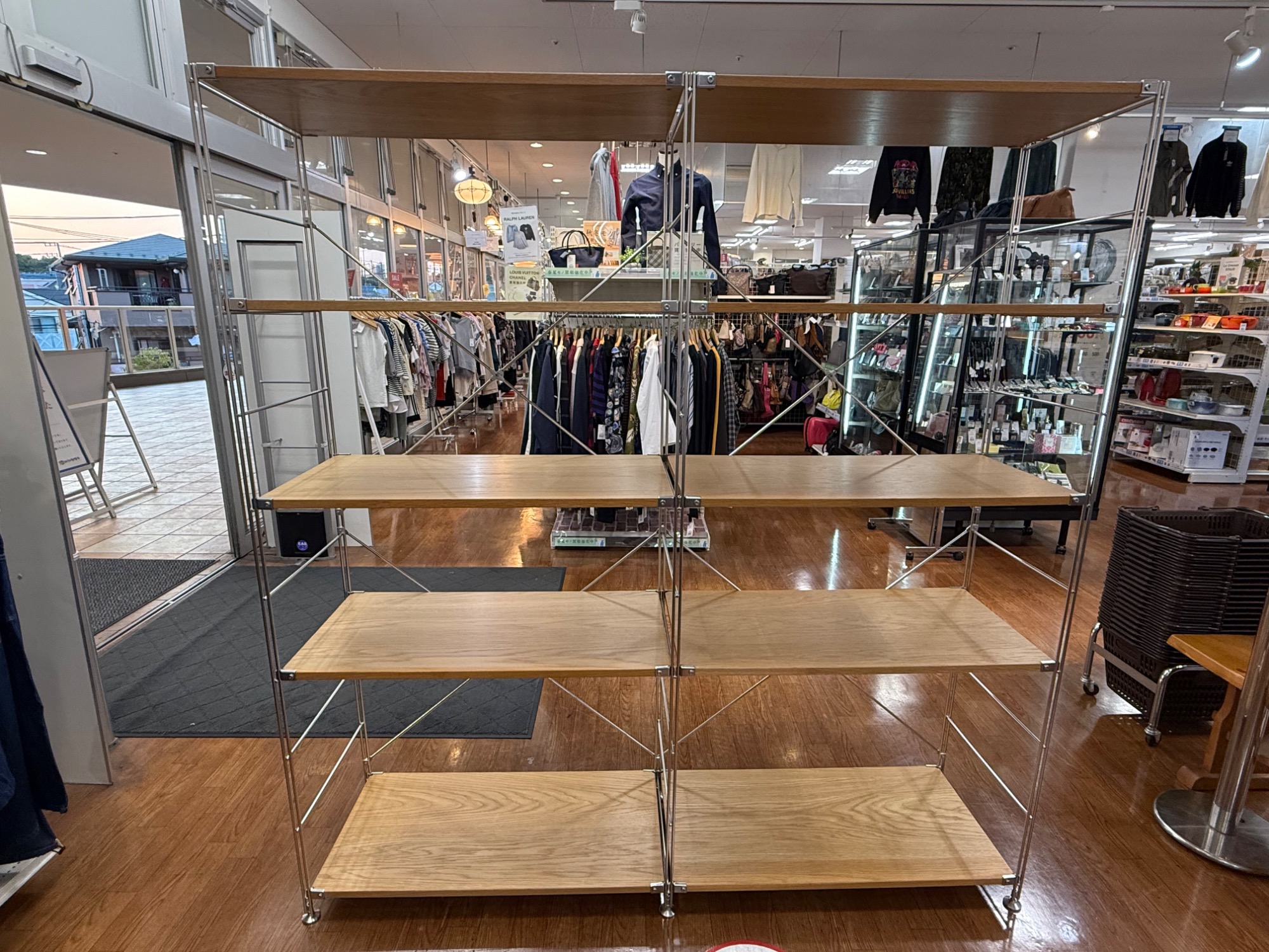 トレファク中央林間店】 ユニットシェルフ ステンレス