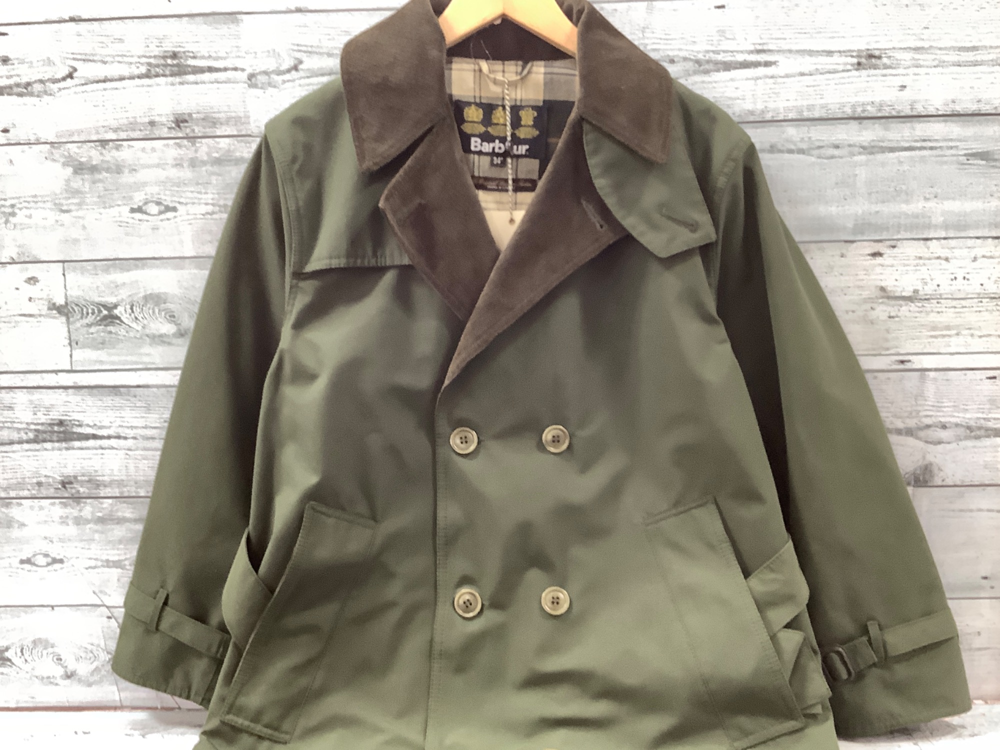 スマホで購入】Barbour(バブアー) ウィットレイトレンチコートが入荷