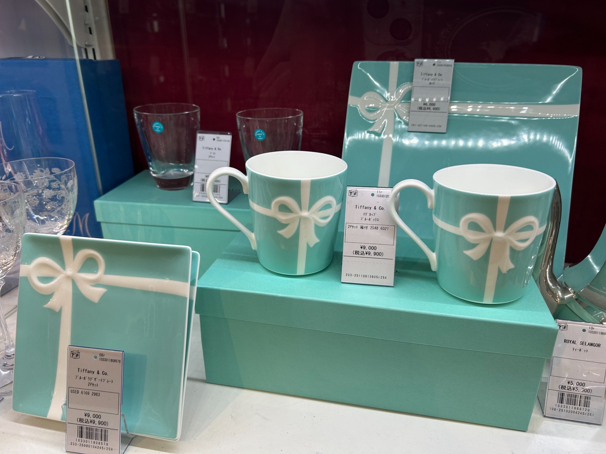 Tiffany&Co.(ティファニー) マグカップ ブルーボックス 2Pセットが入荷