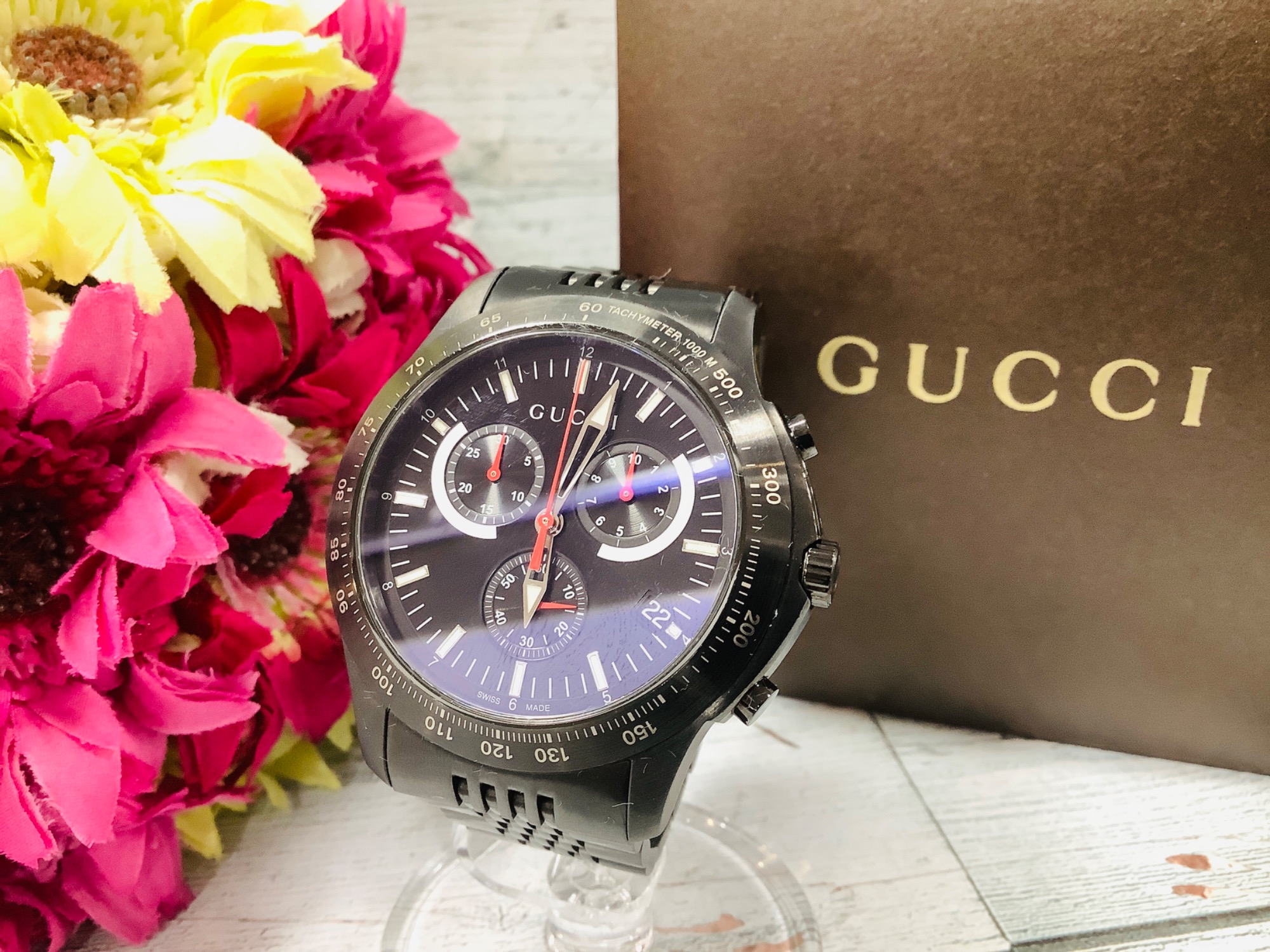 スマホで購入】GUCCHI( グッチ)クォーツGタイムレスが入荷いたしました