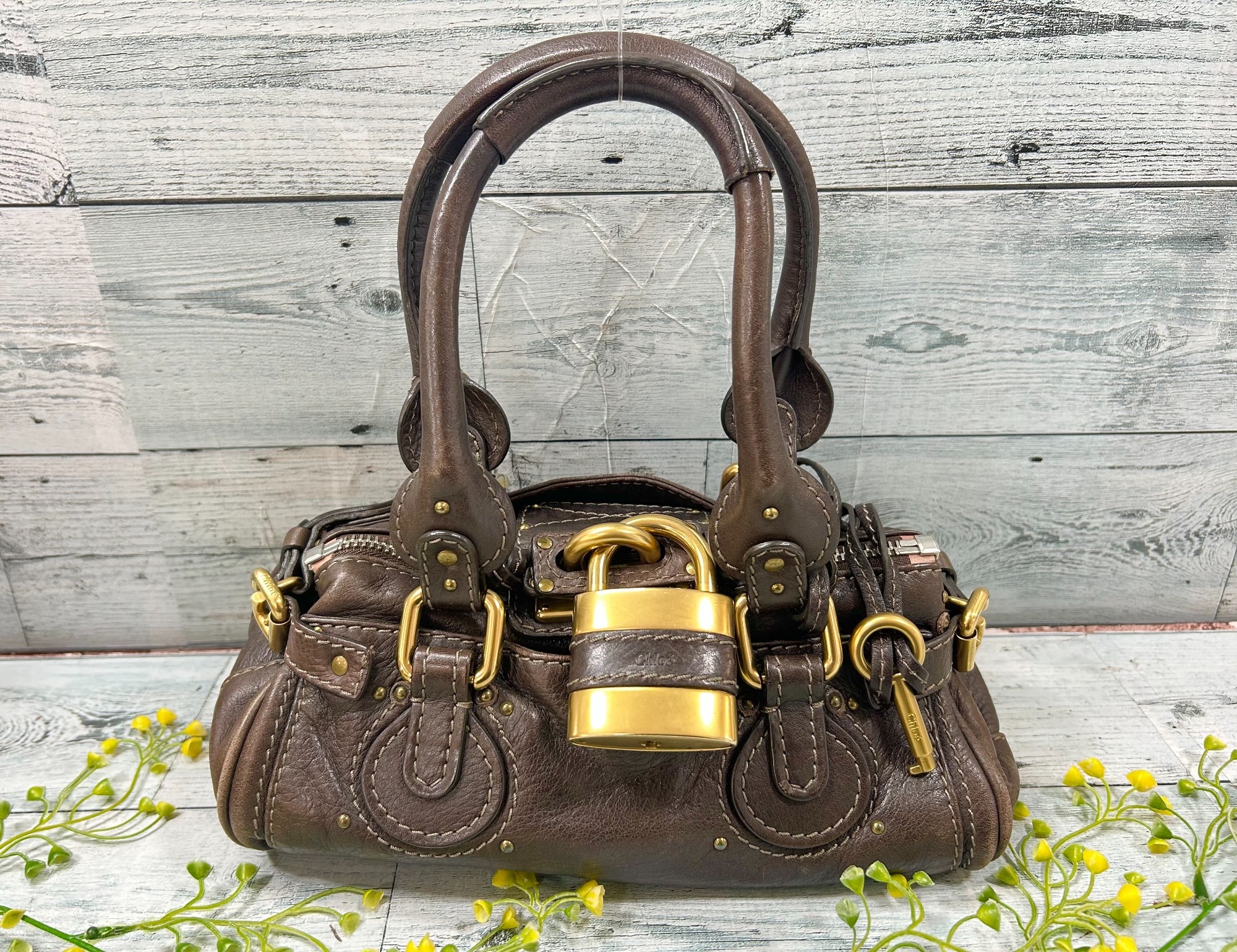 FROM JAPAN公式アカウント01さまクロエ　ミニ　パディントン　バッグ ホ クロエ CHLOE ミニパディントン ショルダーバッグ トートバッグ