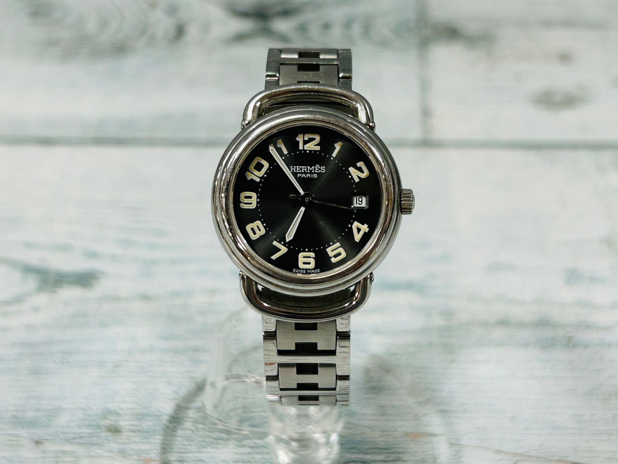 スマホで購入】HERMES(エルメス) 腕時計 プルマン PU2.210が入荷いたし