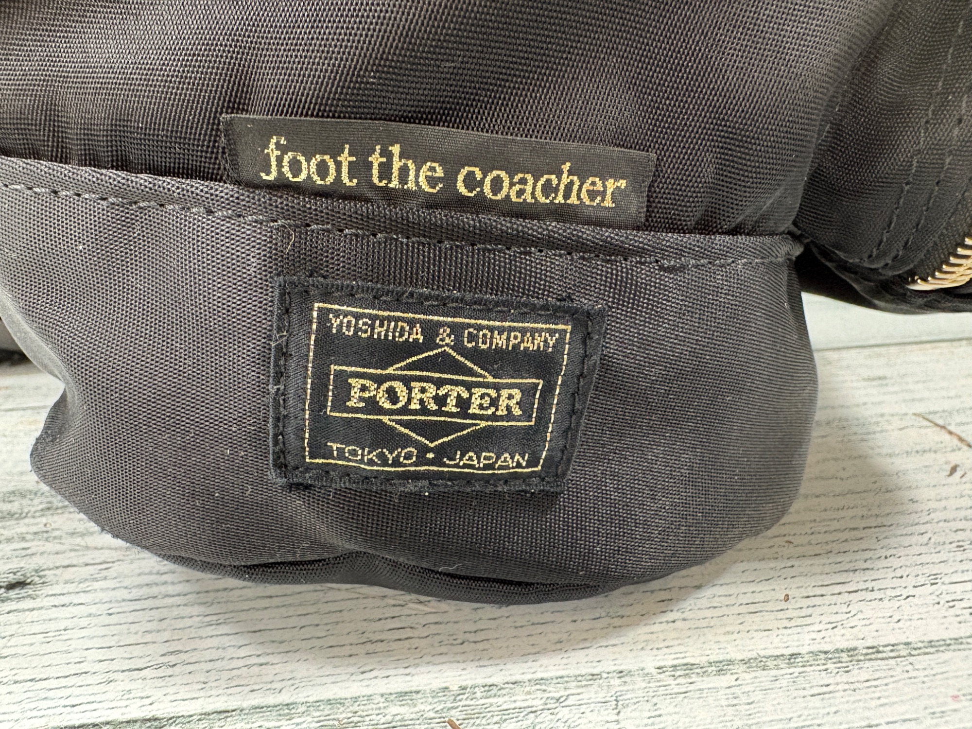 スマホで購入】 foot the coacher×PORTER ミニマルバックパックが入荷