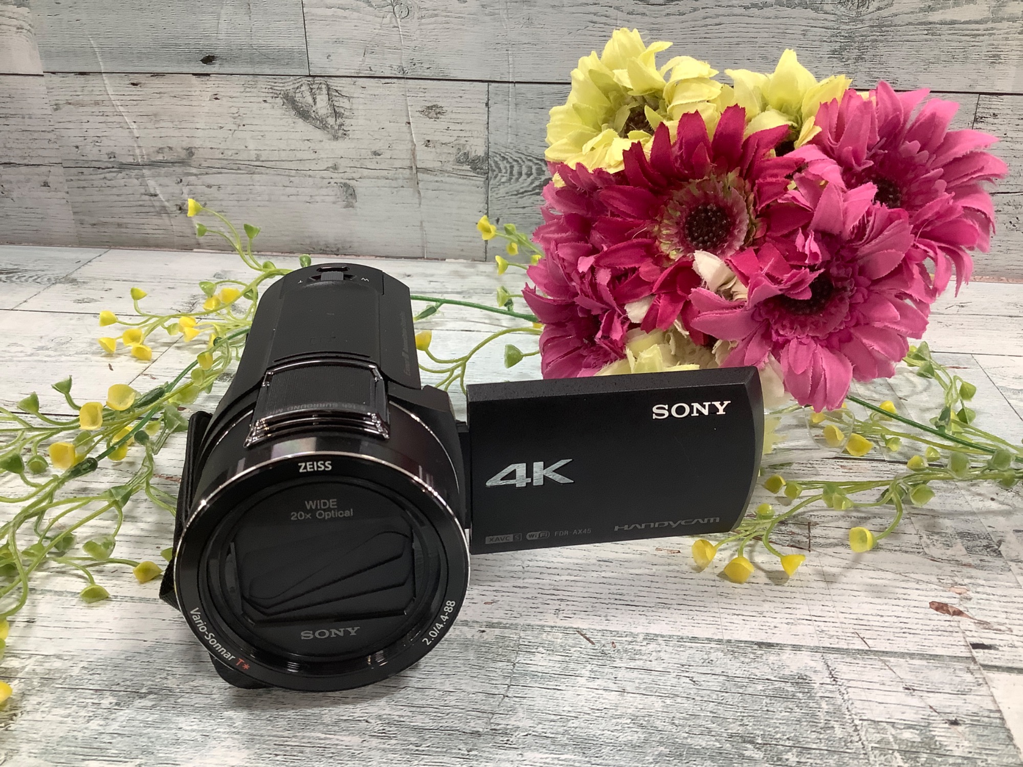 スマホで購入】SONY (ソニー) デジタル4Kビデオカメラ FDR-AX45Aが入荷