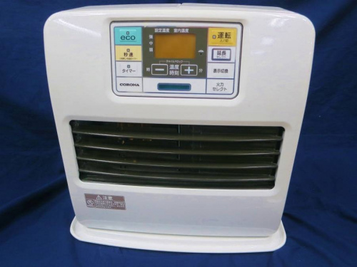 冬物家電の都市ガスファンヒーター