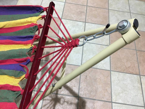 キャンプ用品のハンモック