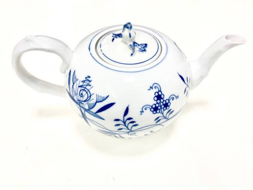 ティーポットのブルーオニオン